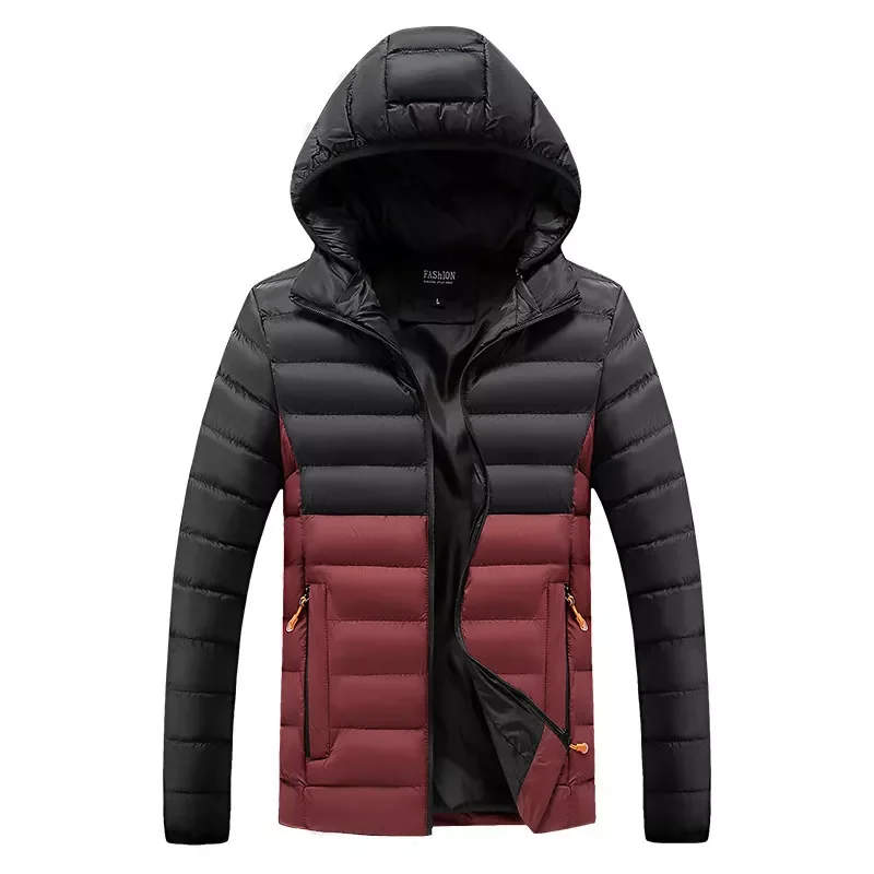 

2022NEW Winter Men's Jacket Fashion Men Cotton Thick Warm Parkas Casual Outwear Thermal Windbreaker Hooded Coats Mens Clothi
