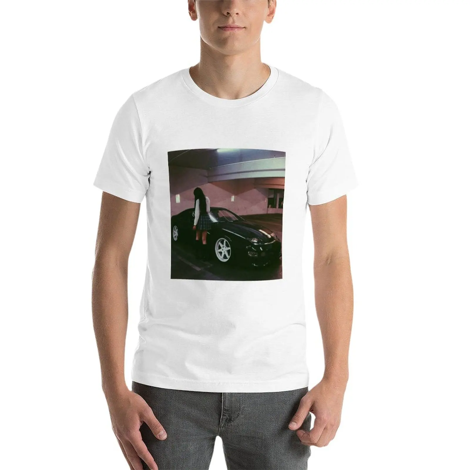 Новая женская футболка JDM простая Мужская большие и высокие футболки