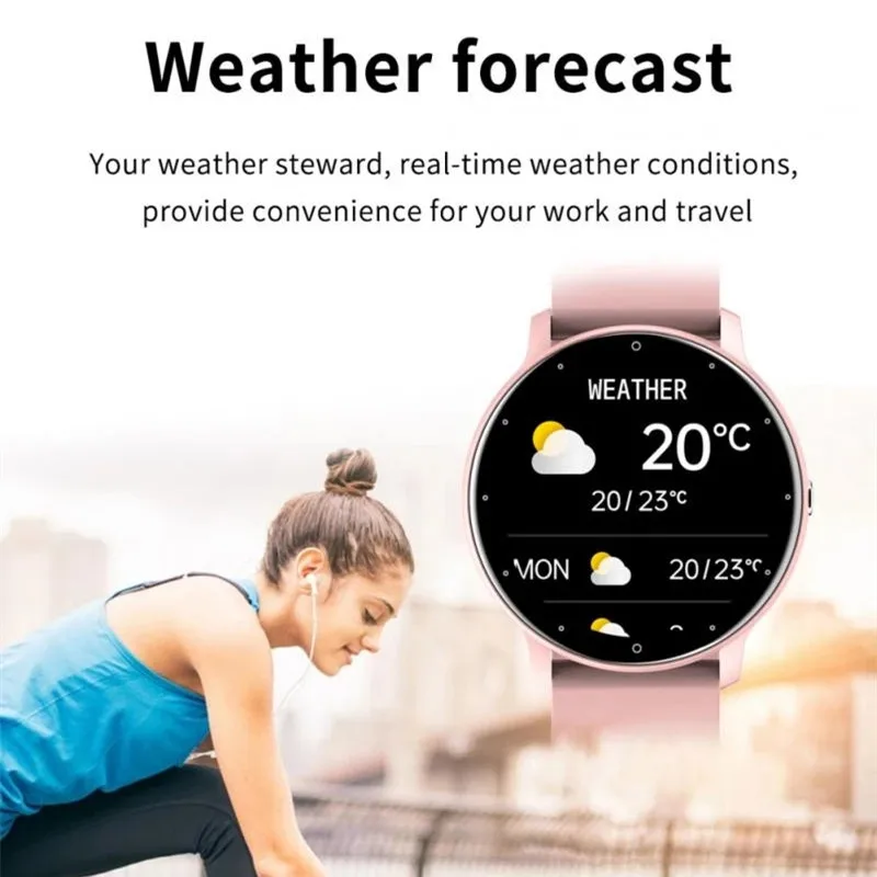 New ZL02D Smart Watch Women Men Sport Fitness Smartwatch Sleep Heart Rate Track Monitor Waterproof Couple Wristband IOS Android