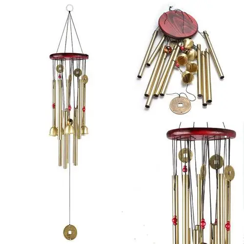 1pc Wind Chimes Bells Tubes Bells Copper Metal Windchime Outdoor Yard Balcony Garden Home Decor Decoration wind chimes  - buy with discount