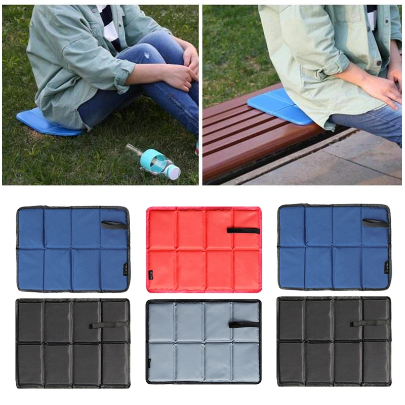 

Waterproof Oxford Cloth Portable Folding Camping Mat Foam Sitting Pad Beach Mat Prevent Dirty Hiking Small Picnic Seat Outdoor