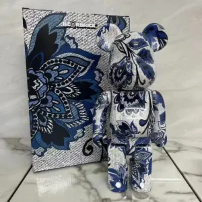 Дешево 50 стилей, Bearbricked 400%, статуэтка с медведем, фигурка с бриллиантами, игрушка, кавайный декор для комнаты, подвесная статуэтка, домашний декор