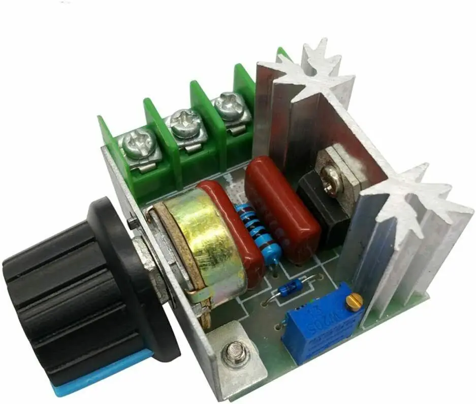 

AC 220V Power 2000W/4000W/5000W/10000W SCR Voltage Speed Regulator 220V LED Dimmer 220 V Volt Motor Speed Controller Thermostat