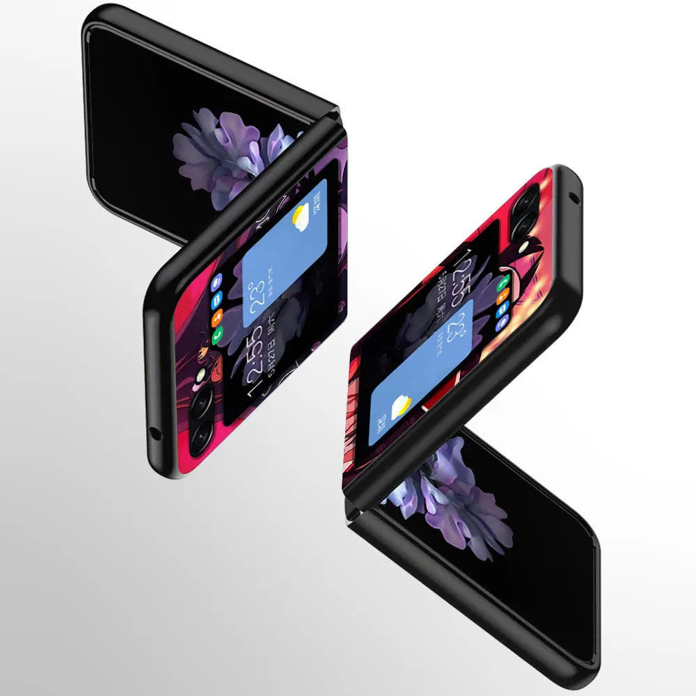 Alastor Hazbin Hotel AD чехол для Samsung Galaxy Z Flip5 мобильный телефон Bag Flip 5 Hard PC Cover Zflip5 черный