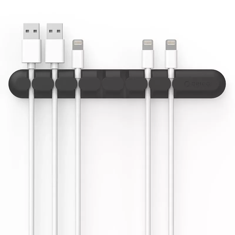 

Cable Clips Cord Organizer 7 Holes Flexible For USB Power Cord Wire Car Desk Home Office Mouse Holder Clip Phone Desk Management
