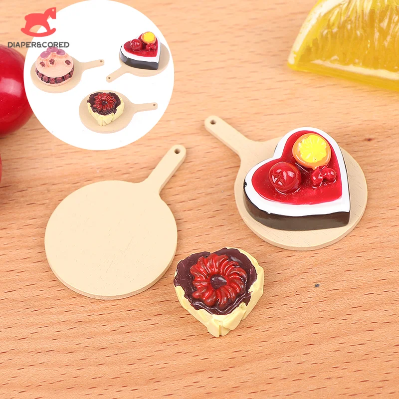 

1/12 Миниатюрный Кукольный дом, еда, чизкейк, торт, хлебобулочные десерты, Крошечный Мини-Сладкий Декор, посуда, поставка, декоративные аксесс...