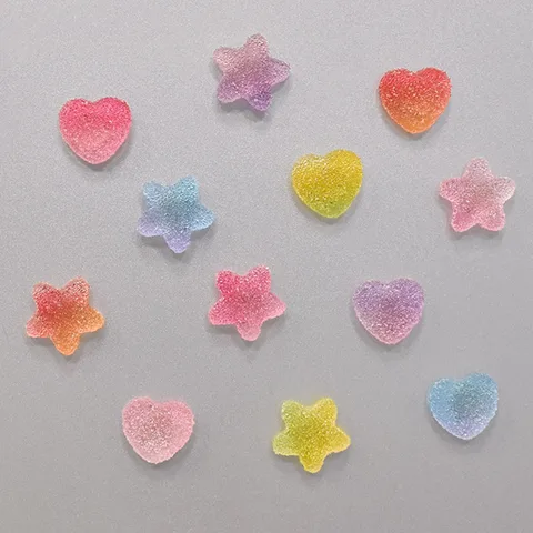 10 шт., магнитные наклейки в форме звезды и сердца, разные цвета, доска объявлений, магнит на холодильник, аксессуары для украшения дома и кухни