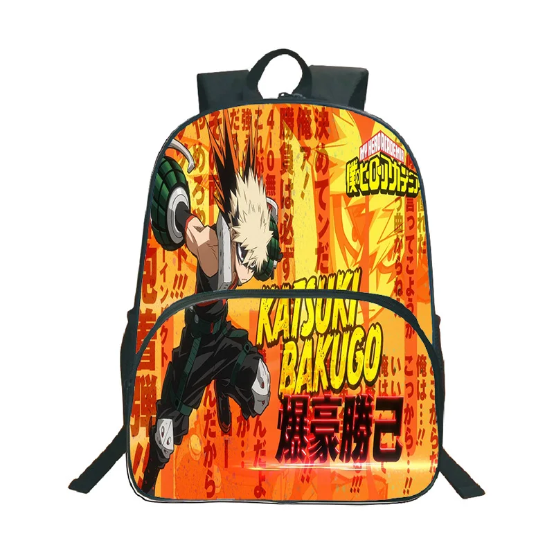 

Anime My Hero Academia Backpacks Boku No Hero Academia Cartoon School Bags Boys Girls Travel Bagpack Teenager Large Capacity Bag