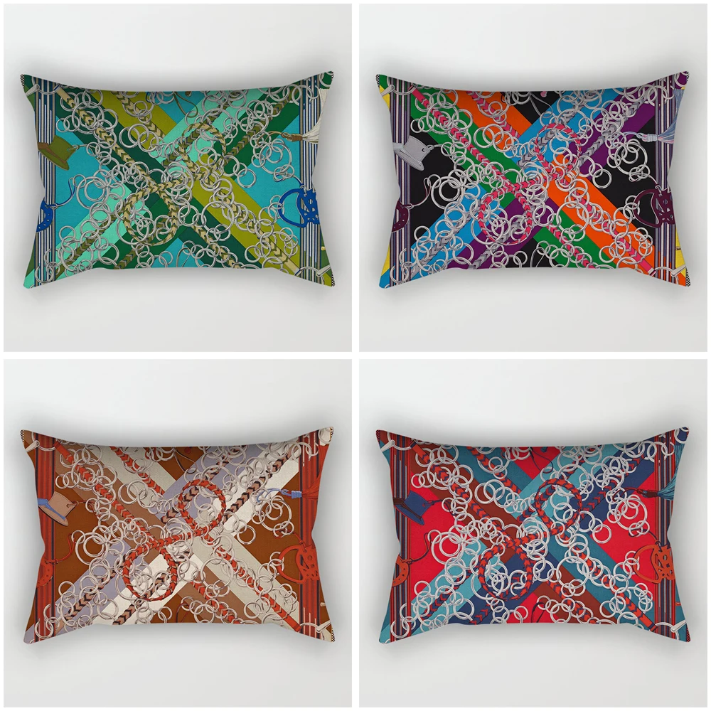 

Декоративный чехол для диванной подушки в скандинавском стиле, 40x60 см