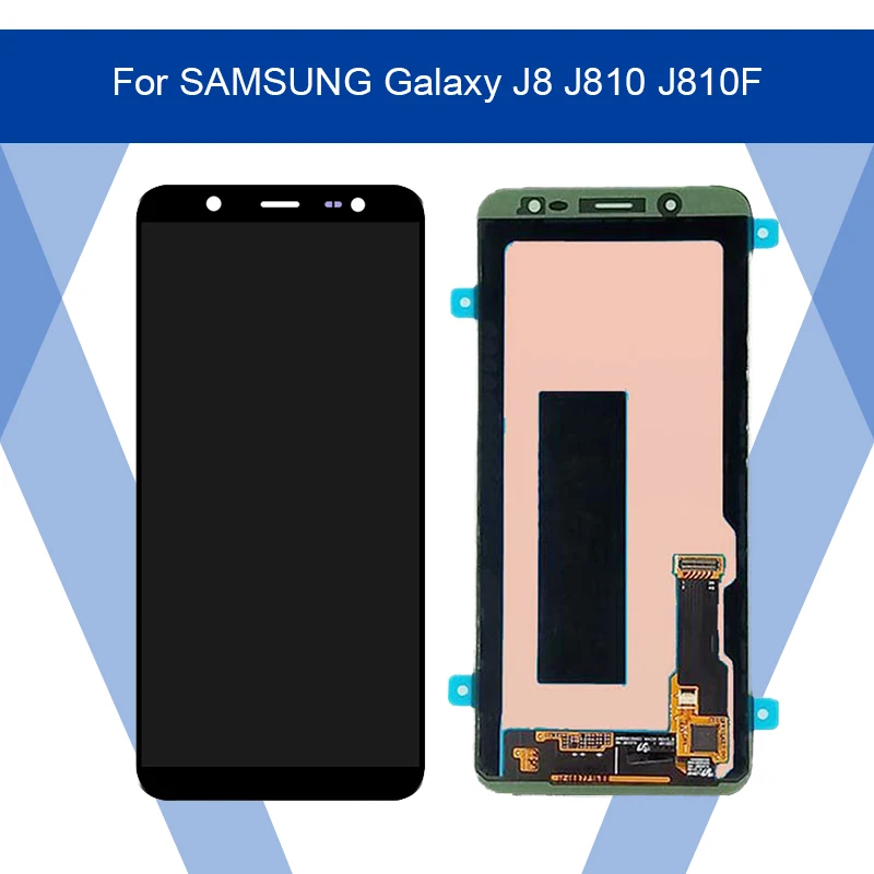 

6.0-inch Amoled 100% Tested For Samsung Galaxy J8 2018 Display Touch Screen Replaced Galaxy J810 J810F SM-J810m LCD