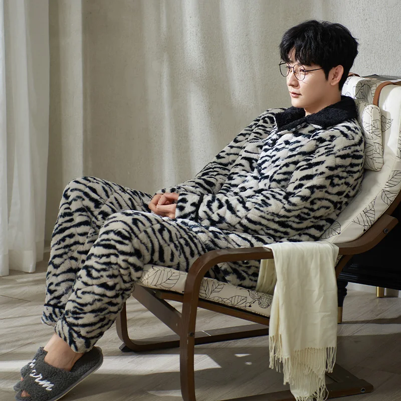 Трехслойная утолщенная стеганая пижама Princess Mark мужская зимняя куртка из