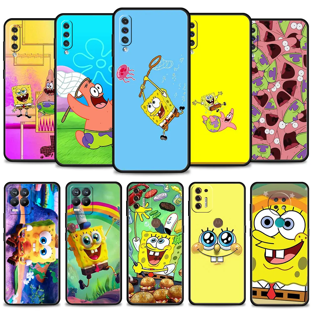 

Bob Esponja BA6 for Samsung Galaxy A50 A70 A40 M31 Cover for Motorola G8 G9 Plus Power Lite G30 G60 One Fusion Phone Case