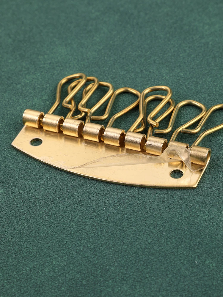 Ряд ключей из чистой меди кожаный чехол для сделай сам аксессуары пряжка Zhu Dan