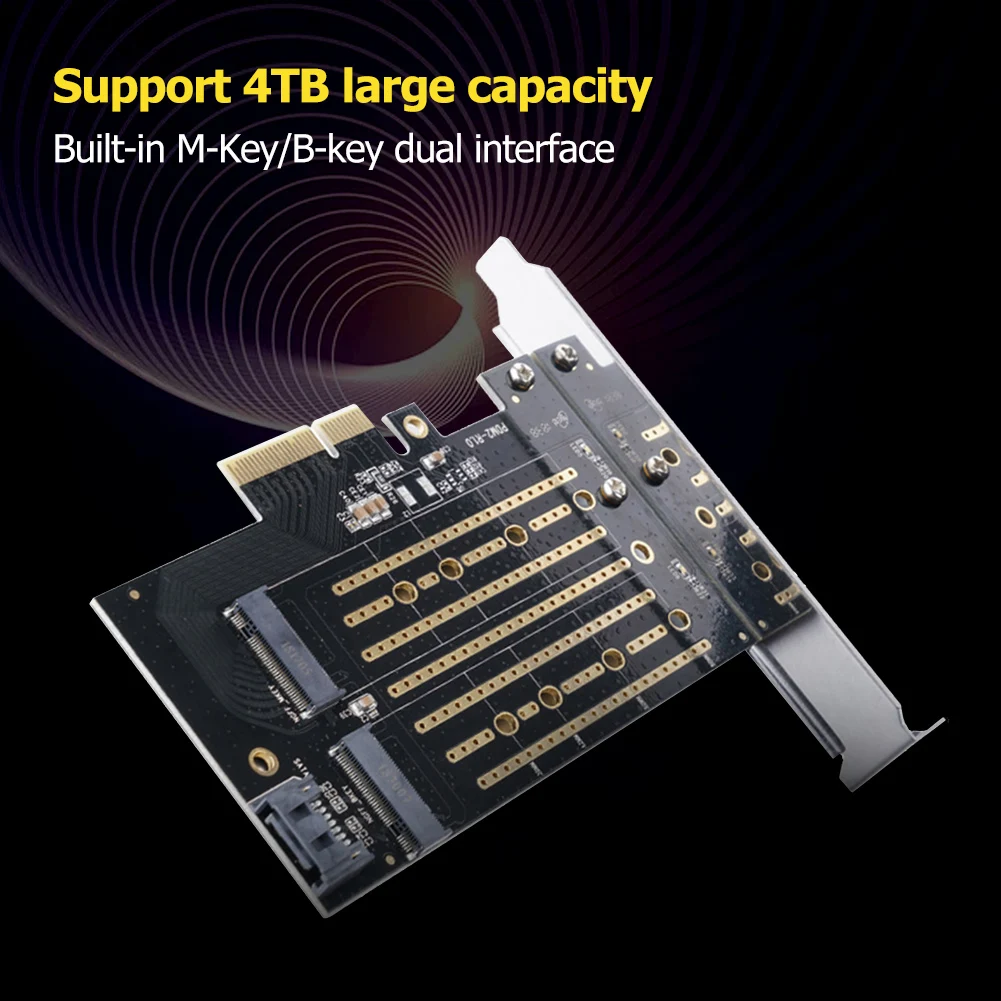 Плата расширения ORICO M.2 NVME SATA-PCI-E 3 0 X4 переходная карта с двойным интерфейсом SSD PCIE