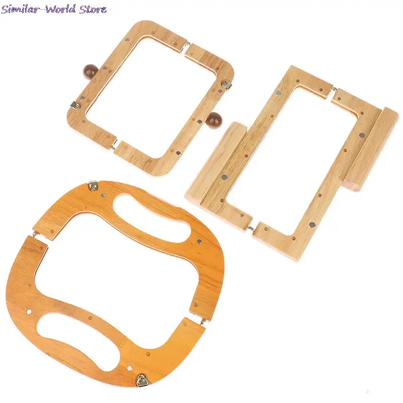

Wooden Bag Purse Frame Handmade Bag Parts Closure Clasp Buckles Purse Handles