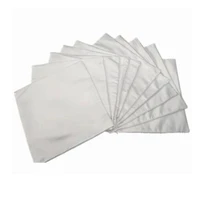 40x40 white plain sublimation blanks pillow case cushion cover pillowcase for heat transfer press as diy gift 10pcs