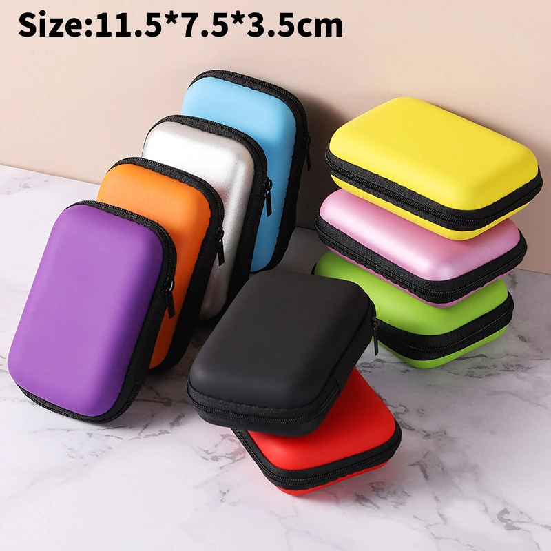 

[Customizable] Color charger data cable EVA simple portable Bluetooth headset small bag digital package