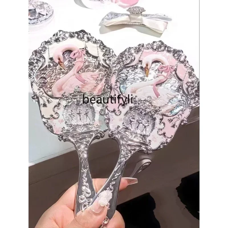 Цветок Знай Лебедь Балетная серия Сумка-подушка Заколки Духи Ручное зеркало