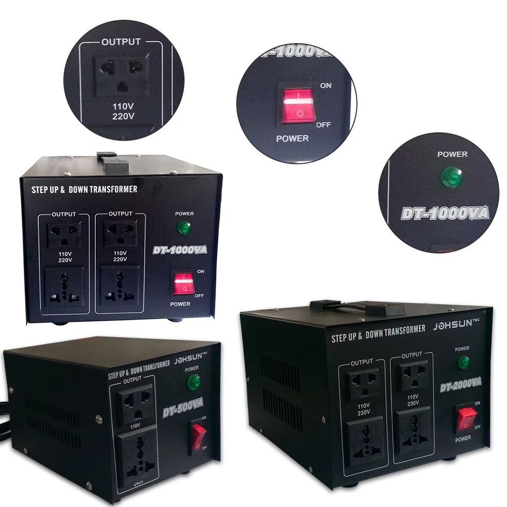 

Voltage Converter Transformer 220V to 110V Step-up/-down