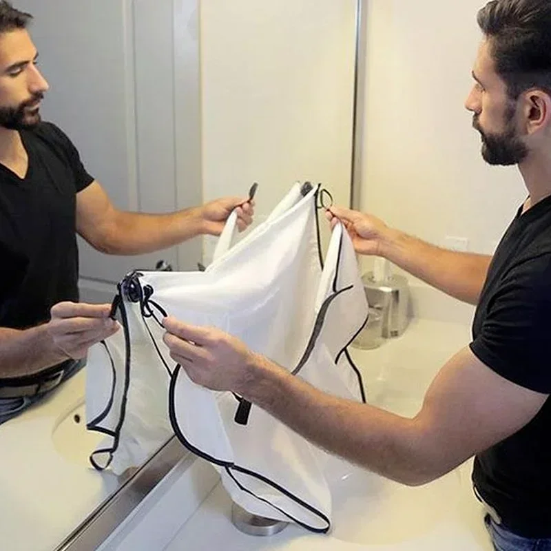 Мужской фартук для бритья бороды нагрудник ухода за лицом бритые волосы