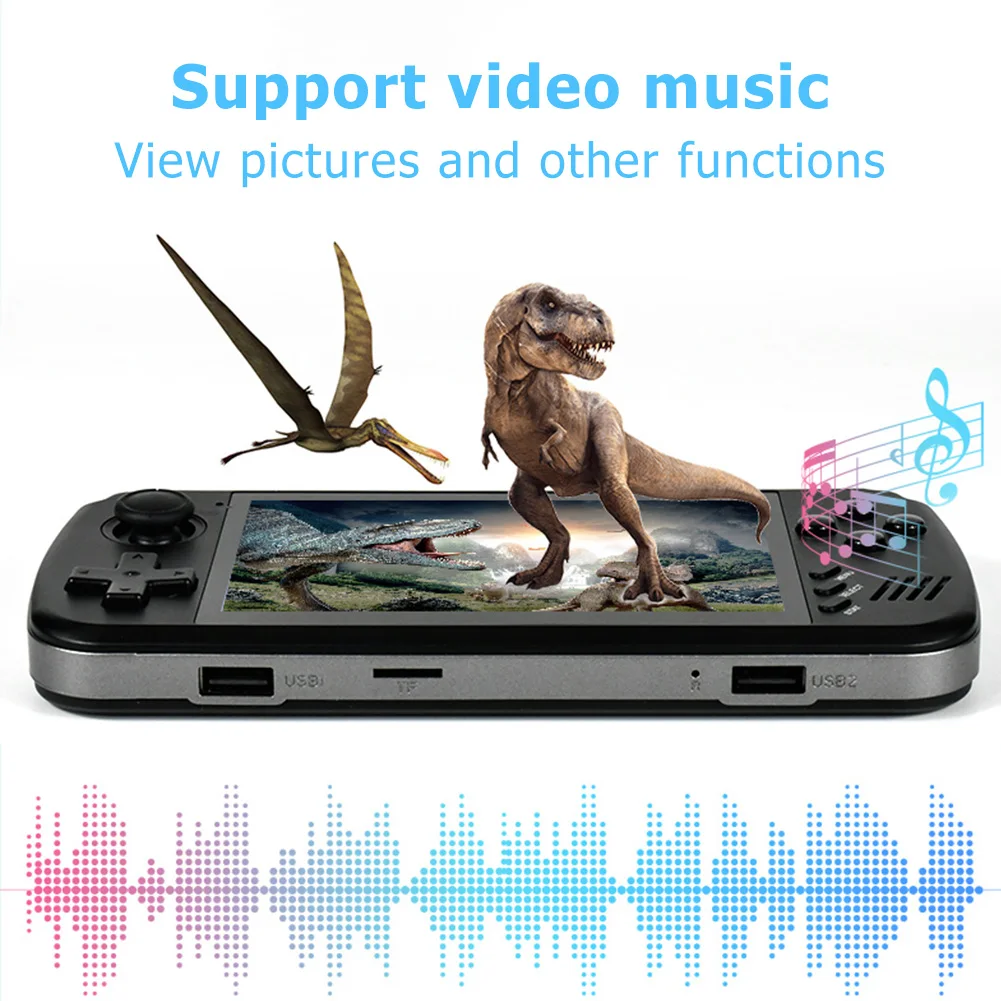 

X39 4.3 inch IPS HD Screen Retro Gaming Console Open Source Portable Handheld Game Players for PS1 GBA Support TF Card
