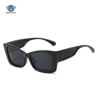 teenyoun 2022 new luxury brand cat eye sunglasses eyewear punk fashion online popular street photo pc sunscreen su