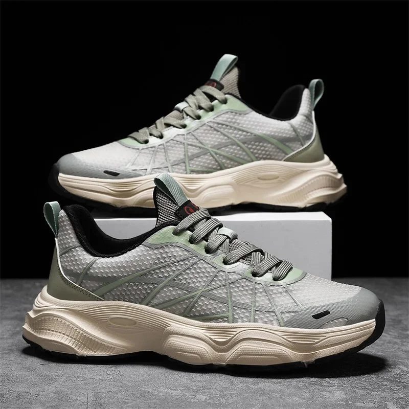Мужские Повседневные Кроссовки С Дышащей Сетчатой Верхней Частью Легкая