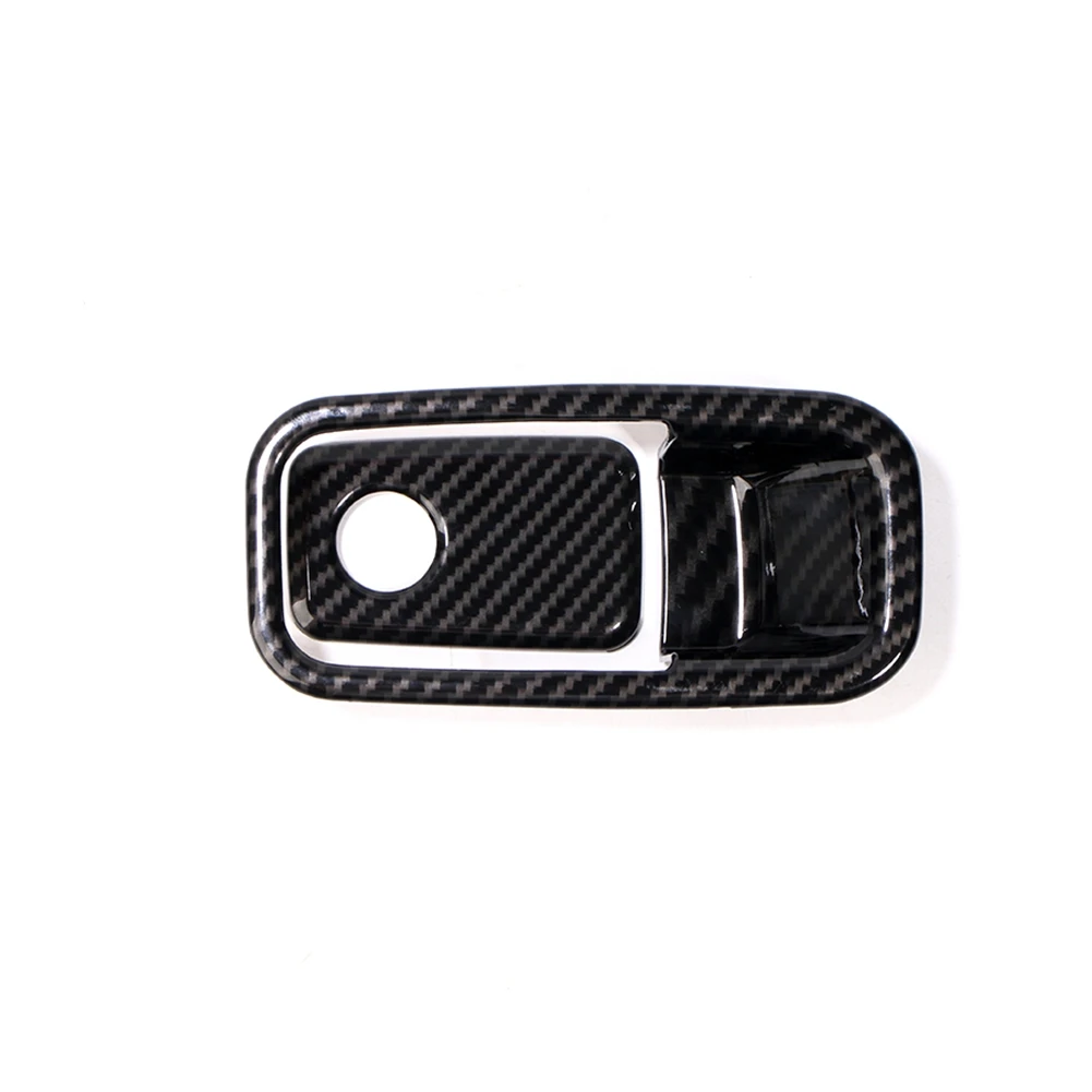 

Co-Pilot Passenger Storage Box Switch Decoration Cover Stickers Trim for Ford Bronco 2021 2022 ,ABS Carbon