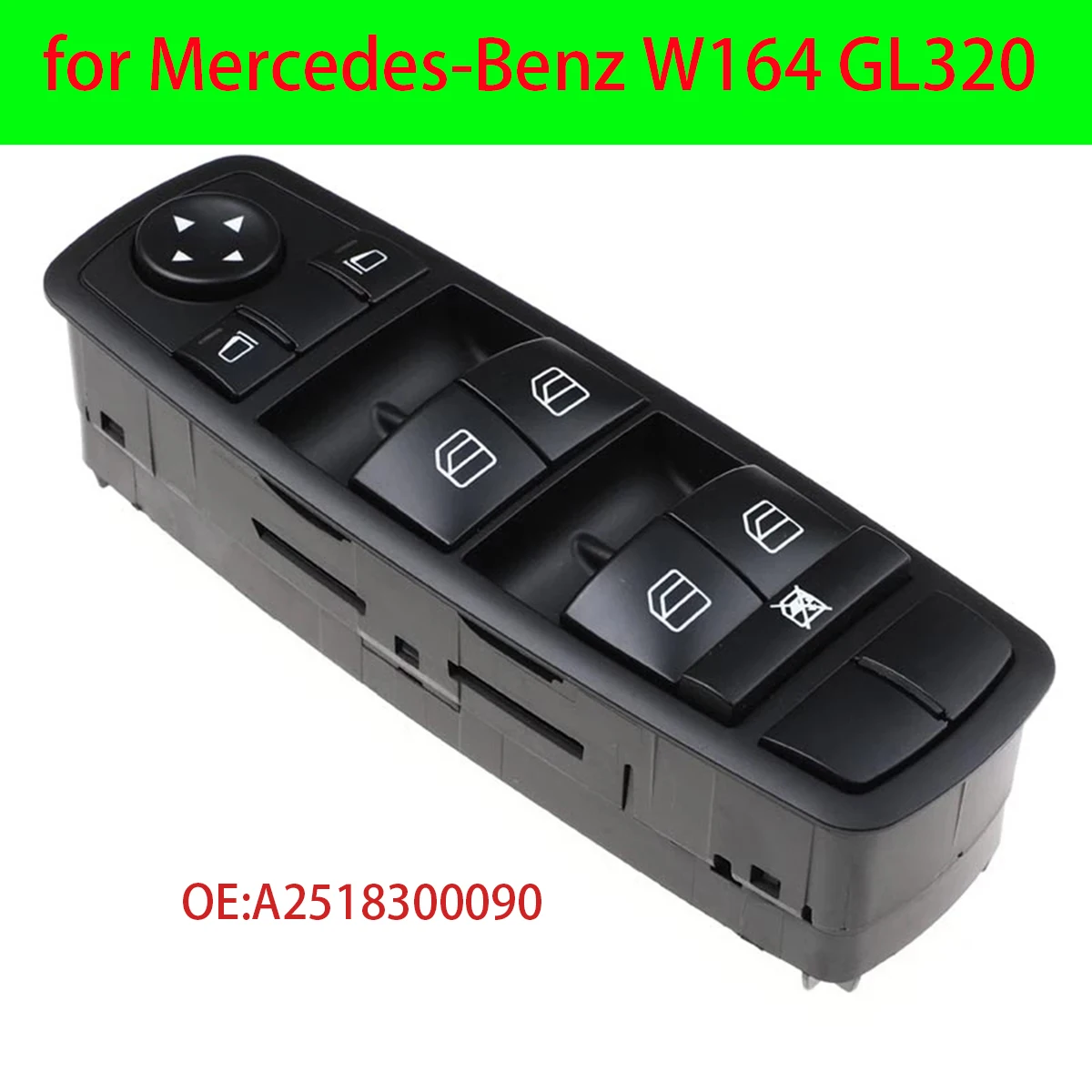 A 2518300090 Выключатель подъемного окна Электрический переключатель для Mercedes-Benz W164
