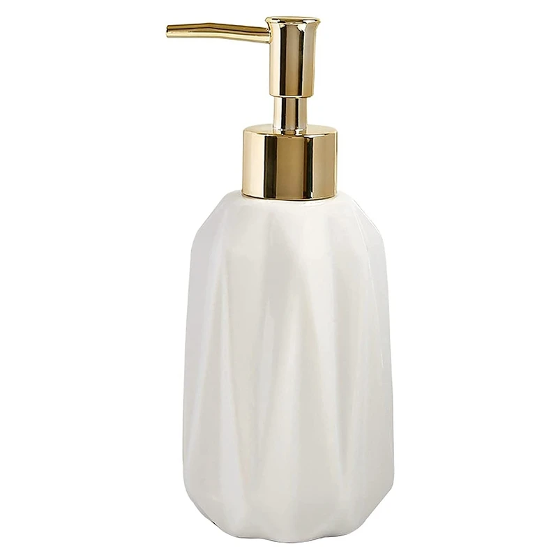 

Ceramic Soap Dispenser 10 Oz Hand Soap Dispenser With Pump Refillable Liquid Dish Soap And Lotion For Bathroom