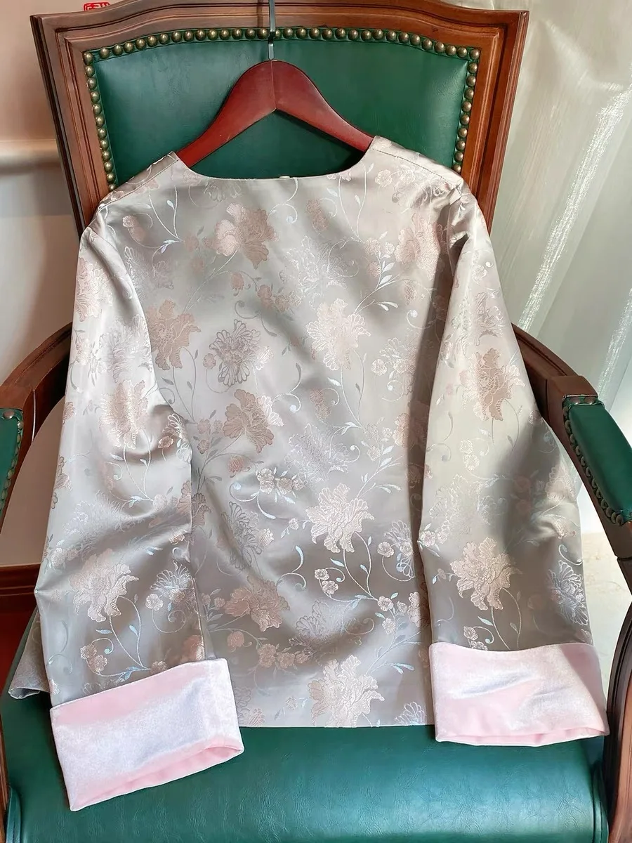 Шелковая китайская Новогодняя одежда из бутика высококачественное женское