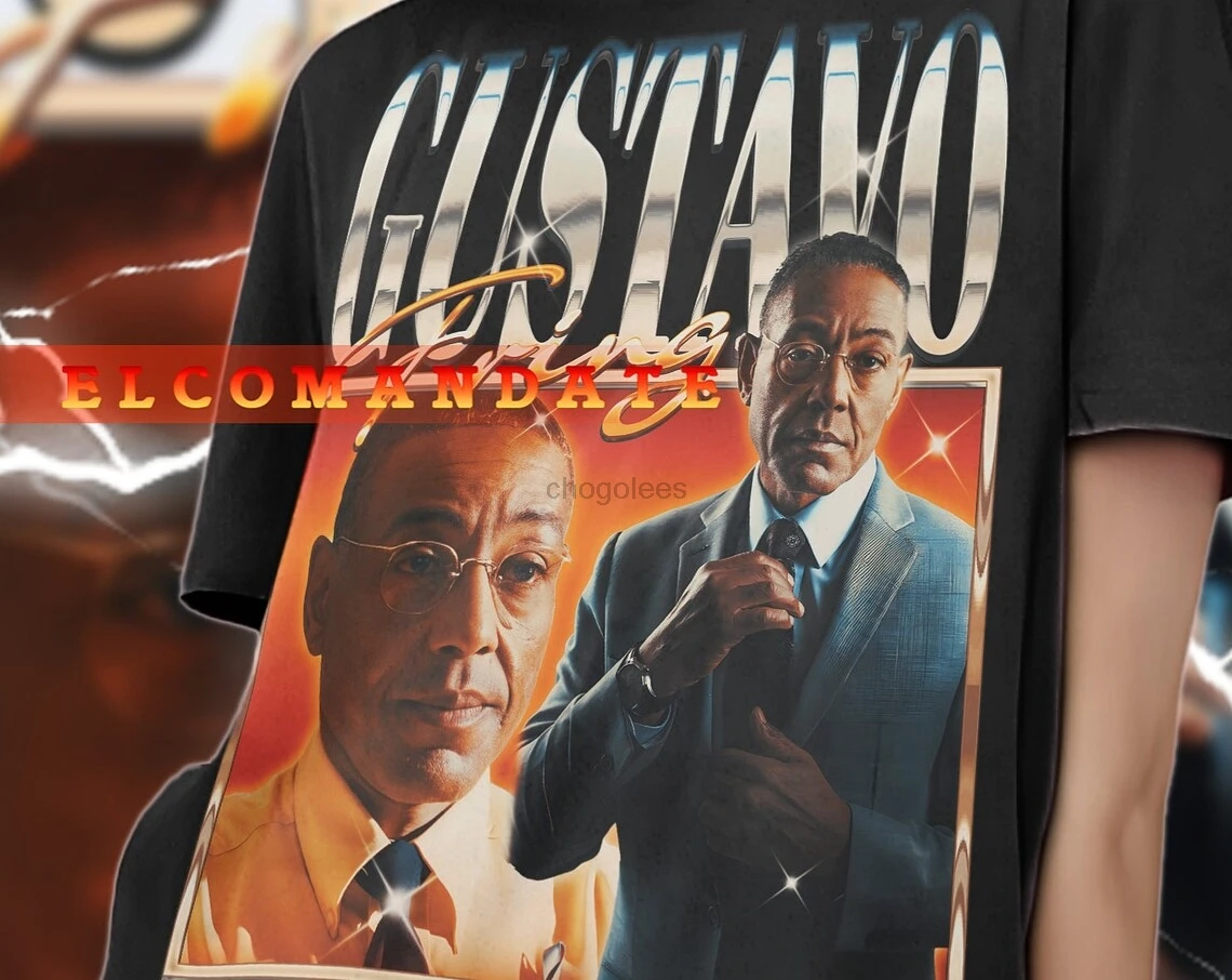 GUSTAVO FRING GIANCARLO Esposito Винтажная рубашка Gustavo Fring Giancarlo Homage Футболка F
