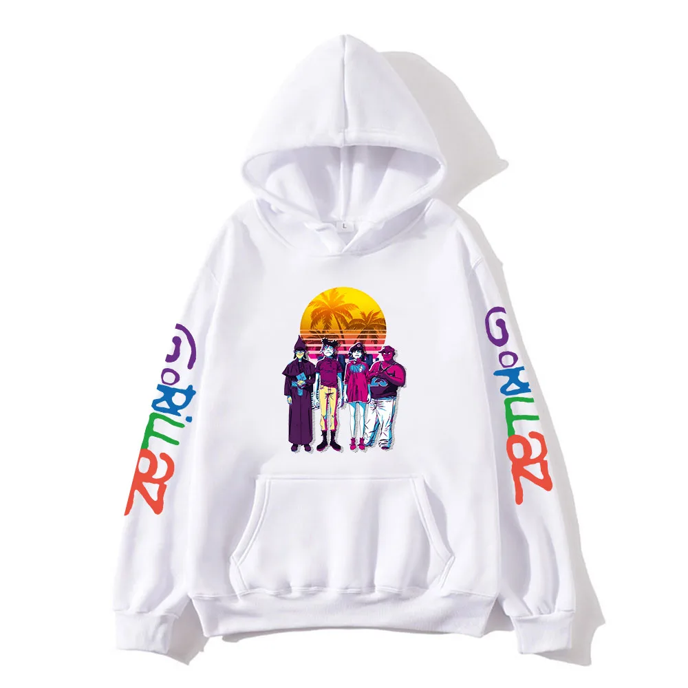 Gorillaz Sweatshirts for Kids Music Band Graphic Hoodies Girls Fashion Clothing Y2k Clothes Streetwear Sudadera Baby Boys Tops