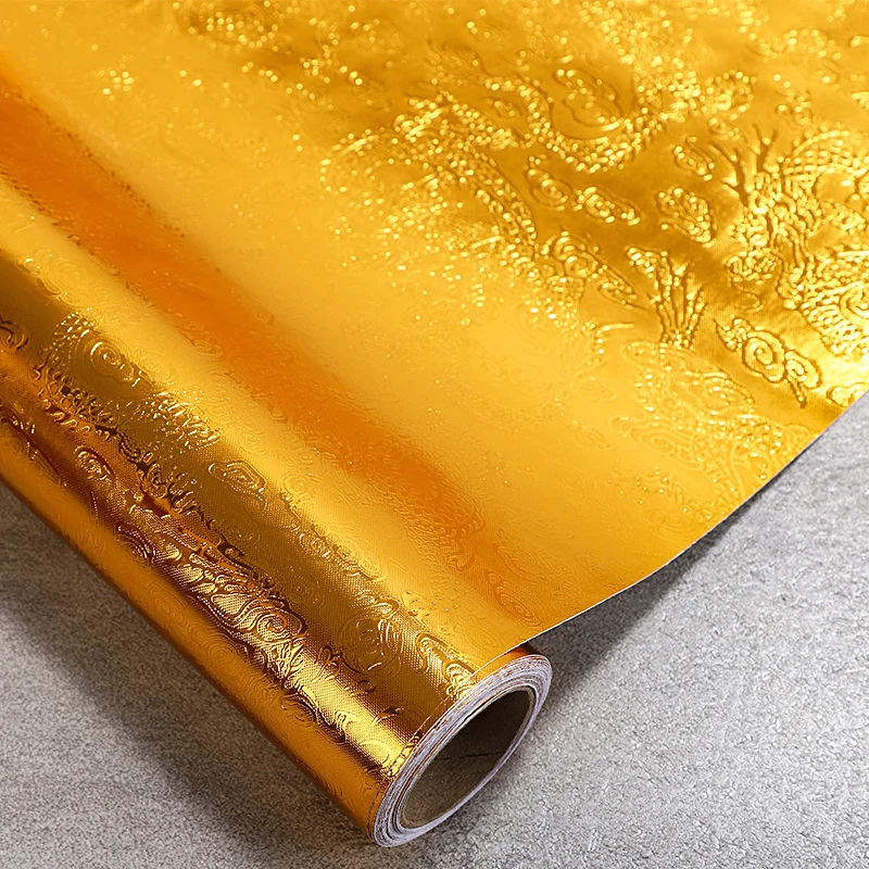 

Kimbo local tyrants Jin Longwen golden golden sticker decorative stickers self-adhesive wall wall wallpaper post-it note