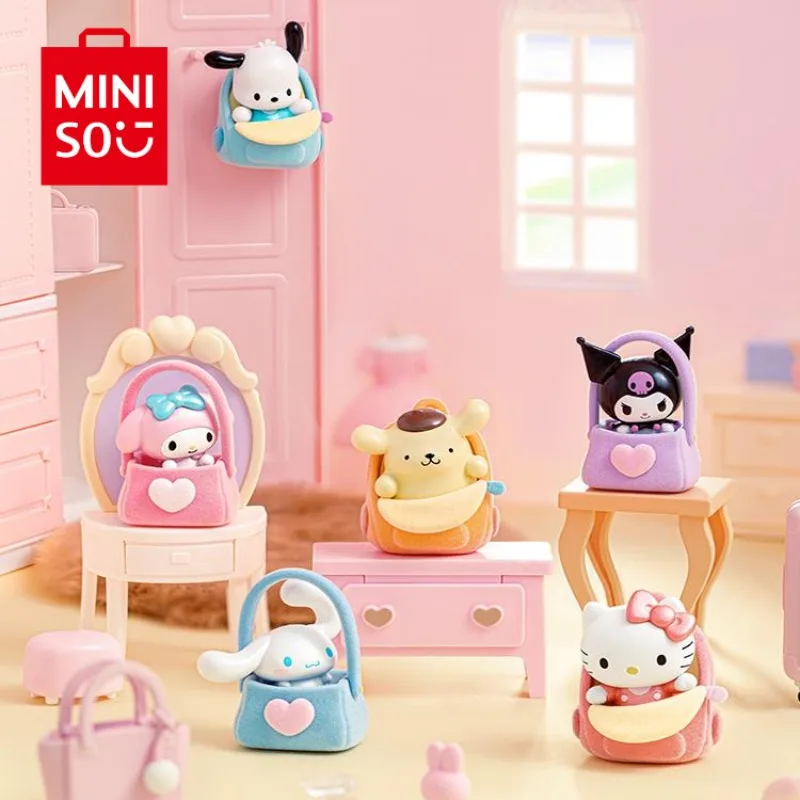 MINISO подлинные персонажи Sanrio мультфильм милый Hello Kitty мини сумка для слепых