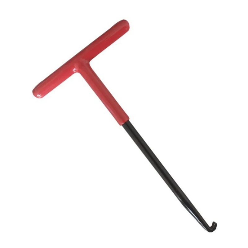 

Motorcycle Bike Exhaust Spring Hook for T Shaped Handle Exhaust Pipe Spring Puller Installer Hooks Tool with Rubber Coat