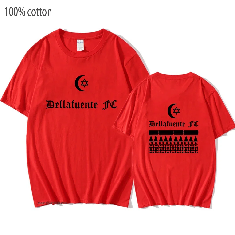 Футболки Dellafuente FC футболки мужские с коротким рукавом модная одежда унисекс в