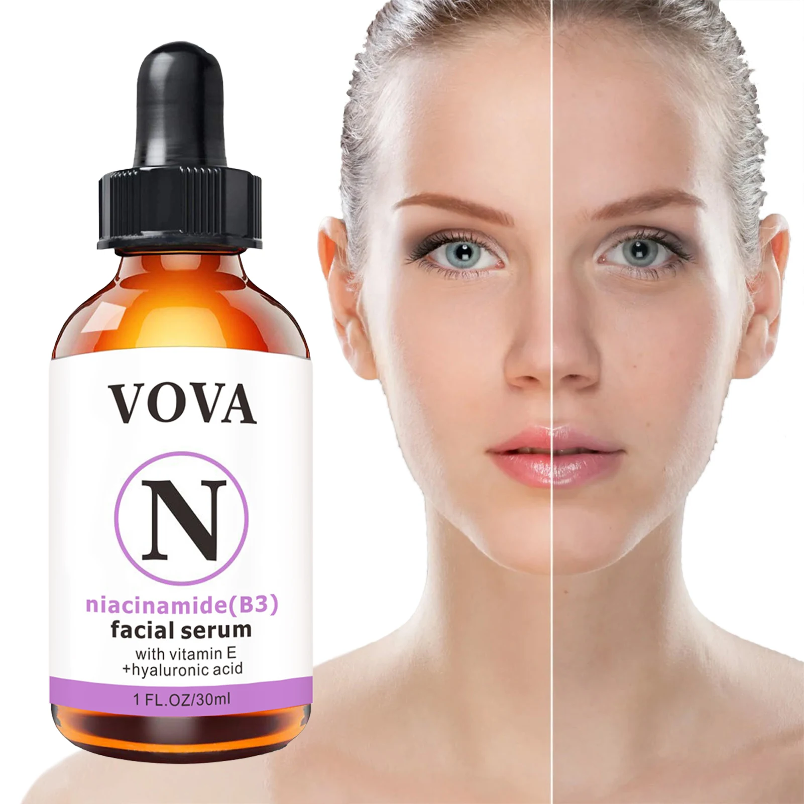 

Сыворотка для лица Niacinamide Сыворотка для лица антивозрастная Сыворотка с гиалуроновой кислотой против морщин Сыворотка для лица с гиалуроно...