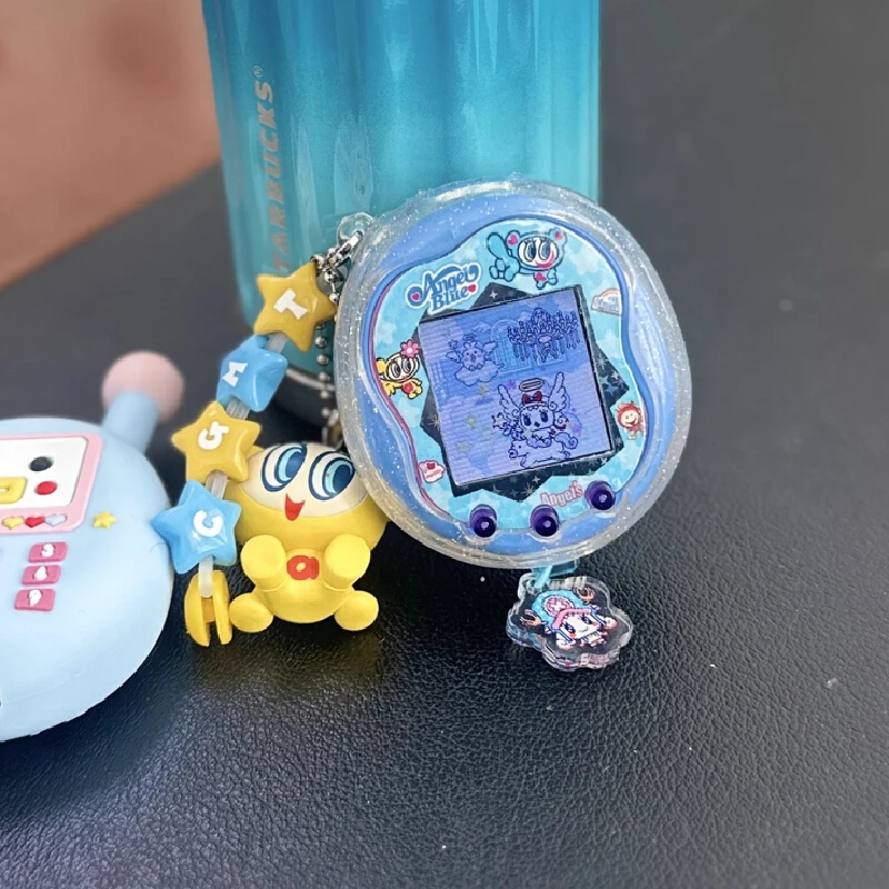 Фото В наличии Tamagotchi Uni Папир для панелей можно прикреплен к панелях Фильмы Мультяшная защитная пленка Больная паста Mezzo Piano Daisy №4