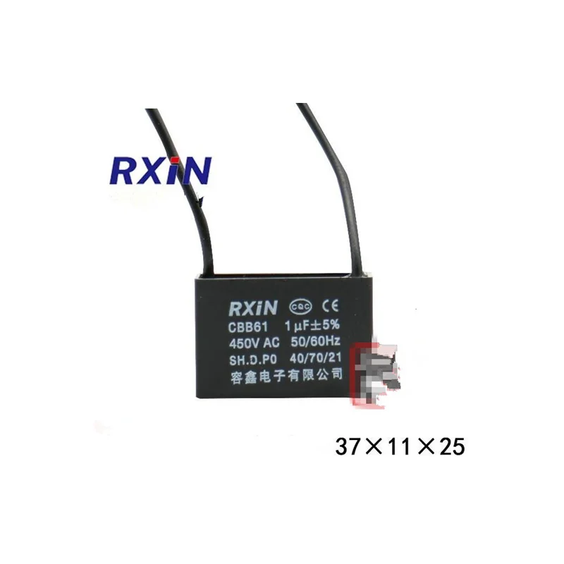 Конденсаторы 1 мкФ 450 в переменного тока CBB61 металлизированный конденсатор для