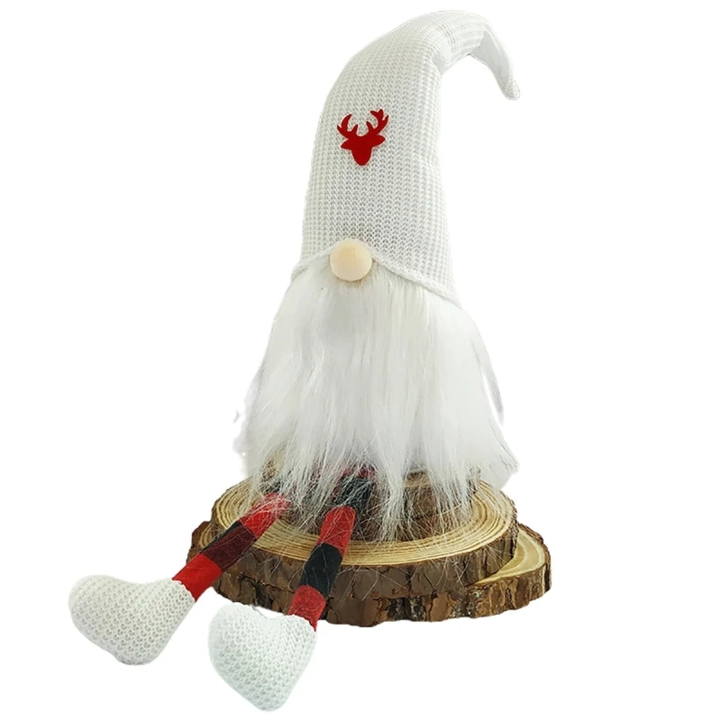 

Christmas Winter Rudolph Gnomes Decorations, Faceless Novelty Festive Gnomes Figurines for Shop Window Party Deco