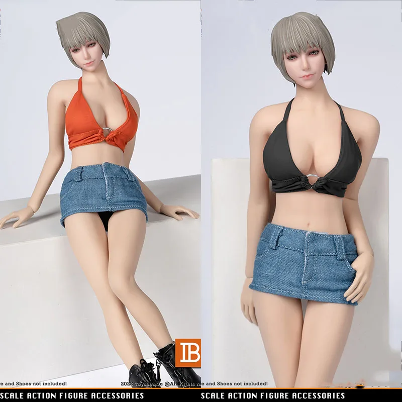 

Женская джинсовая юбка с V-образным вырезом, 12 дюймов