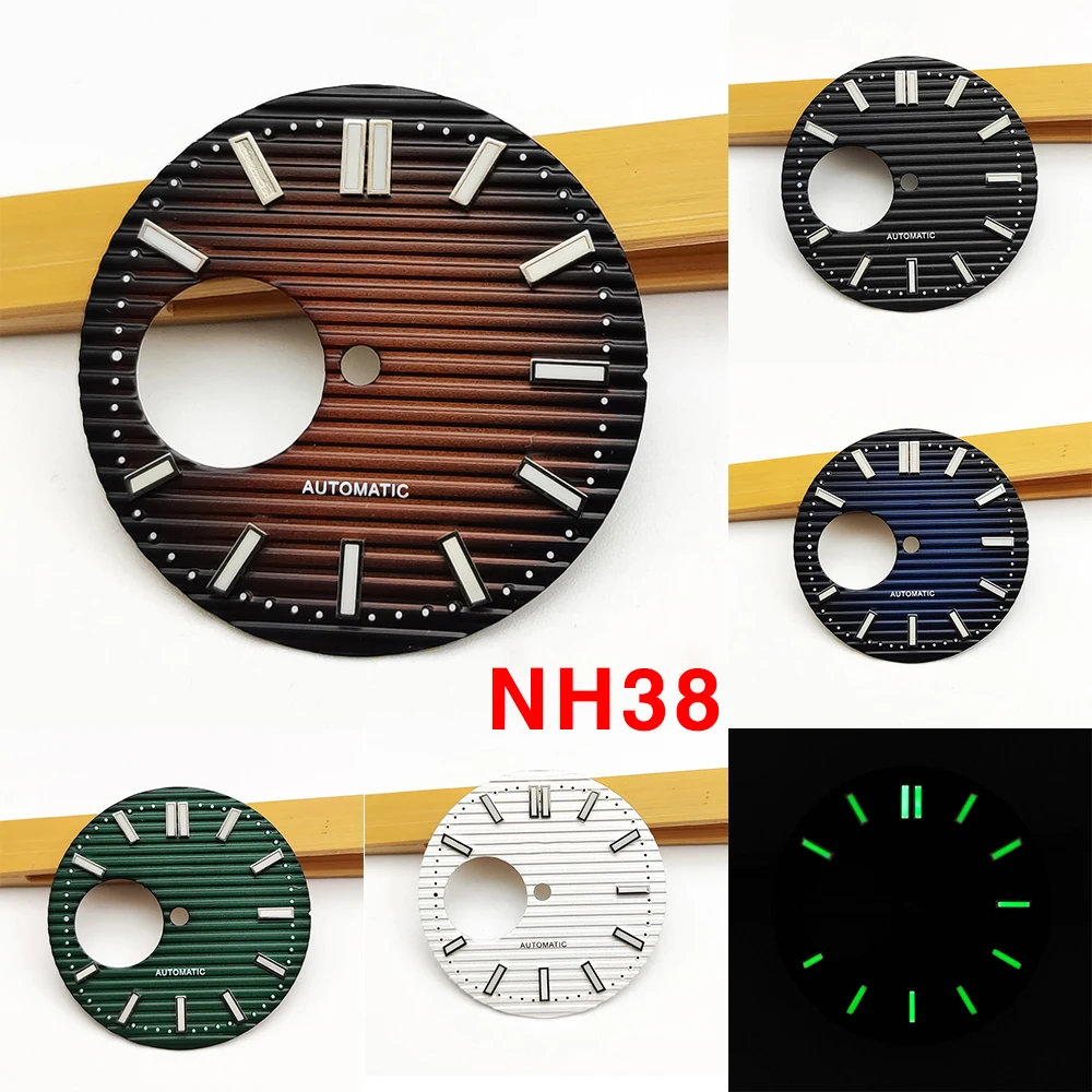 

29.8MM watch dial is sterile suitable for Japanese NH38 movement luminous literal modification accessories