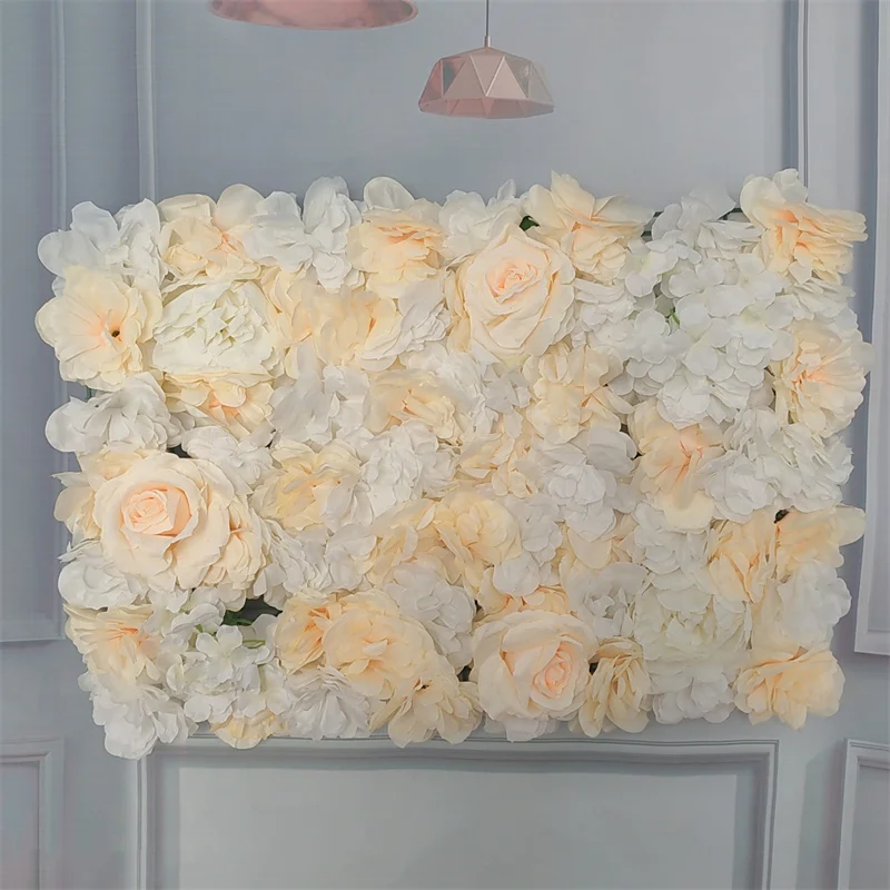 

Party Supplies Silk Rose Home Decoration Imitation Plants Fake Flower Background Wall Wedding Decoration Flower Wall Romantic