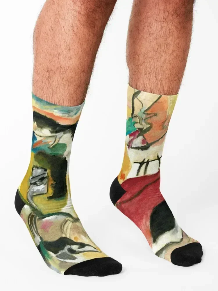 Кандинский сад любви II абстрактные носки произвольной формы для гольфа мужские