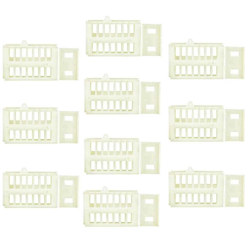 

[Unbranded] 10 pieces, functional queen cage bee moves catcher cage