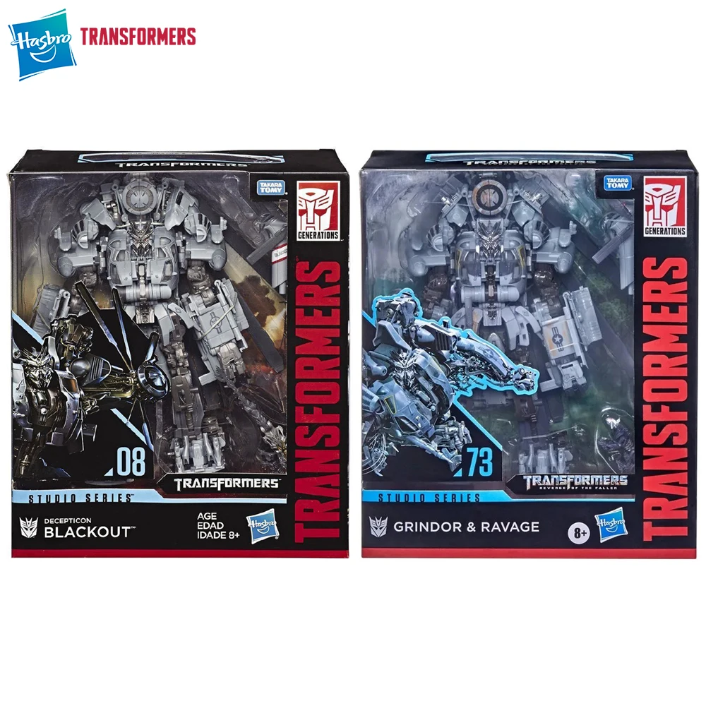 [В наличии] Hasbro Transformers SS-08 Blackout &amp SS-73 Grindor 21 5 см коллекционная фигурка лидера