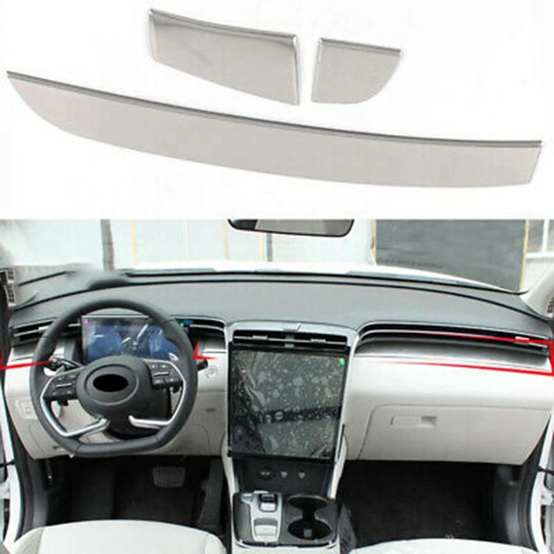 

Car Central Control Instrument Panel Decorative Strip Dashboard Trim Cover Suitable for Hyundai Tucson 2021-2022