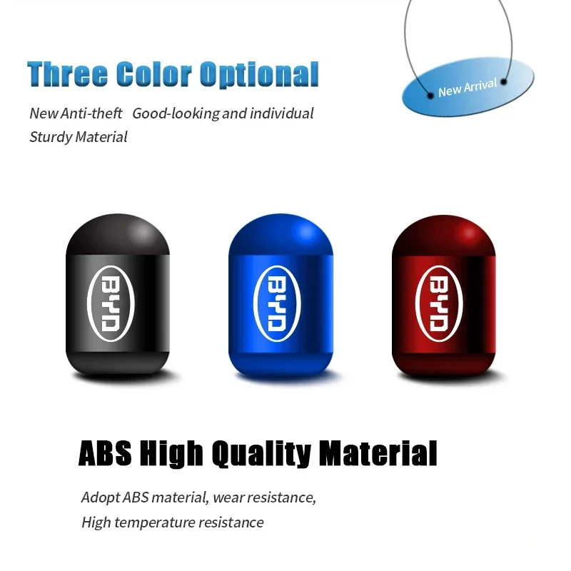 4 шт. ABS автомобильный Стайлинг колесных шин задняя крышка для BYD Han 13 F6 S7 S8 F3R G3 E5 M6