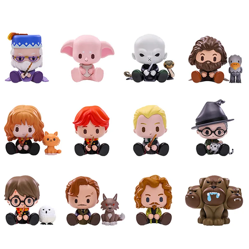 Популярный фильм Niffler Dobby Siri Black Hedwigs Lord Albus Hagrid Ron Magic World Series, экшн-фигурки, игрушки, коллекционные куклы, подарки